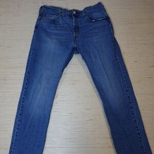 Levi’s Premium 501® S Skinny Jeans Men’s 32x30 Blue Denim Button Fly
